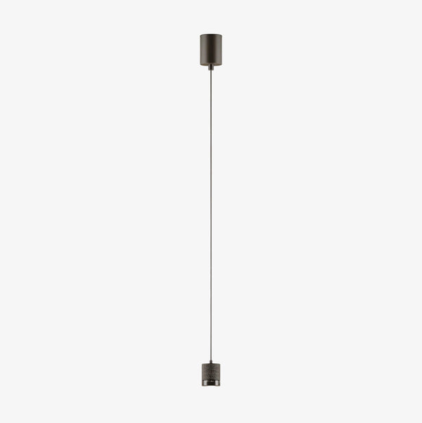 Lampa wisząca Tea — Aromas Del Campo, metalowy klosz, długi sznur, widok frontalny