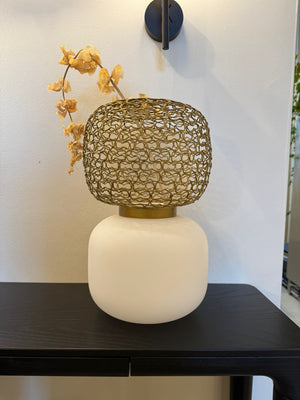 Wazon Ligne Roset Jali Brass – Ażurowy / Mosiądz (Produkt z ekspozycji)