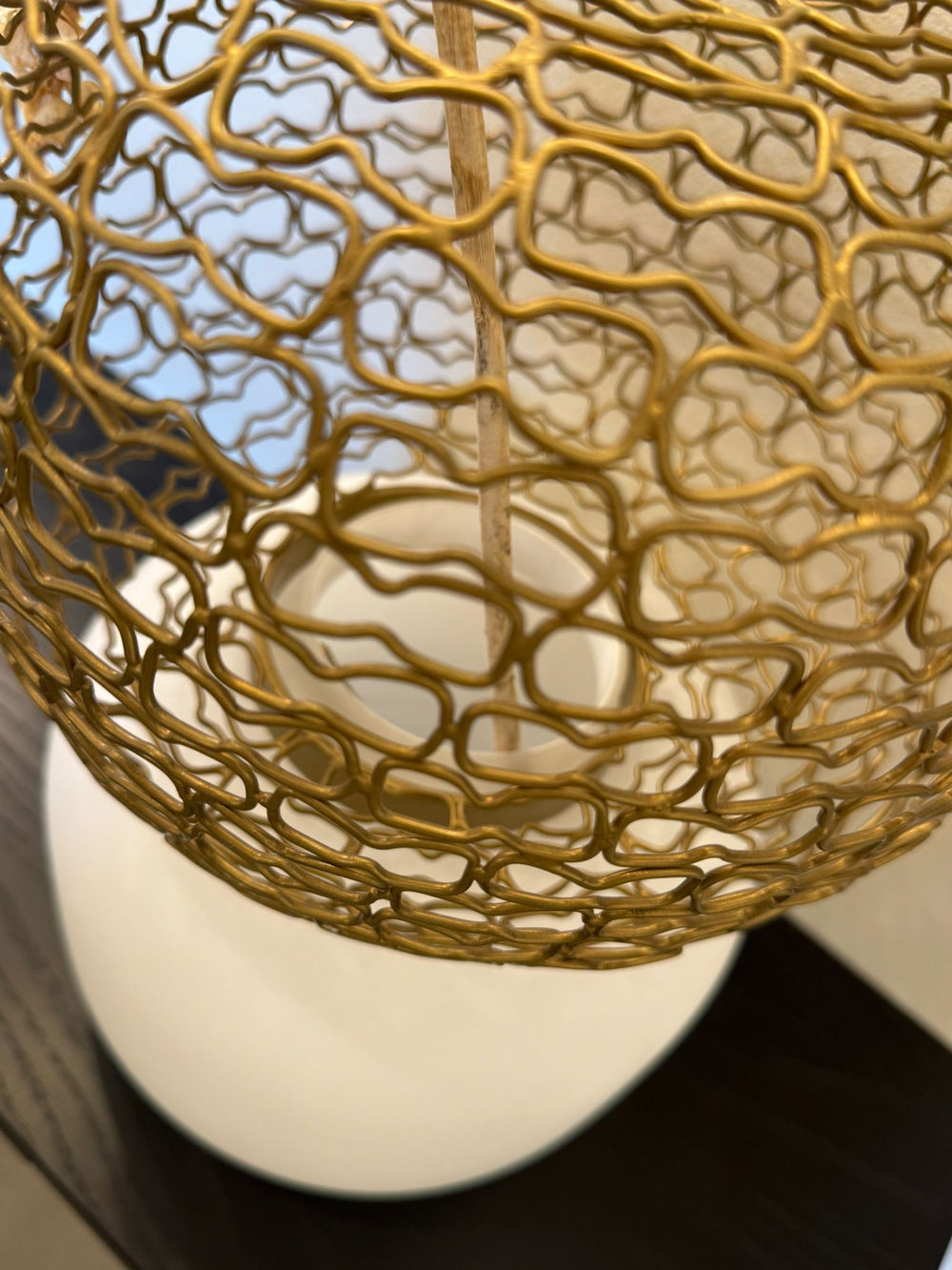 Wazon Ligne Roset Jali Brass – Ażurowy / Mosiądz (Produkt z ekspozycji)