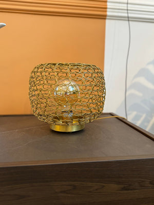 Lampa stołowa Ligne Roset Jali Brass – Mosiężna / Ażurowa (Produkt z ekspozycji)