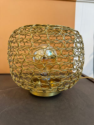 Lampa stołowa Ligne Roset Jali Brass – Mosiężna / Ażurowa (Produkt z ekspozycji)