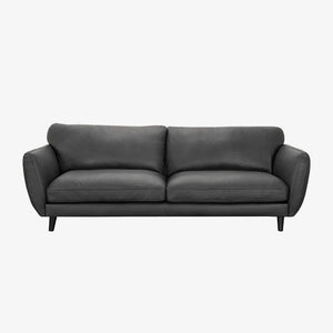 Sofa Brera — Vilmers, tapicerka skóra naturalna, widok z przodu