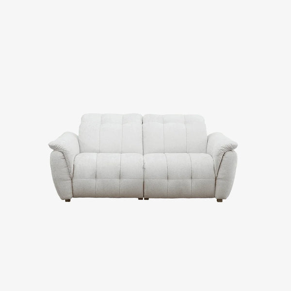 Sofa Coral — Vilmers, tapicerka jasna tkanina, widok z przodu