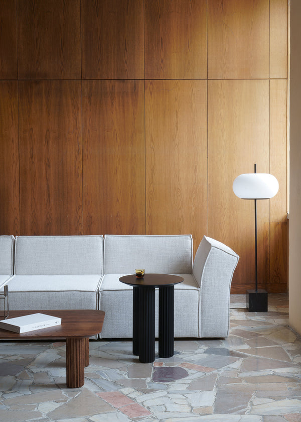 FILAR HIGH side table / Black ash Kenyon Yeh