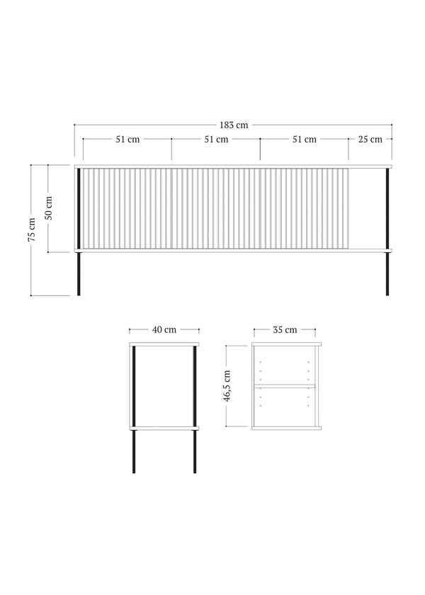 MAYA 3 cabinet Tamo