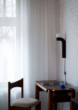 PALLIA wall lamp / Black Tamo