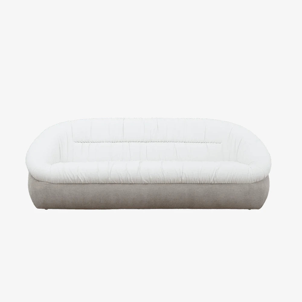 Sofa Vetiver — Vilmers, tapicerka dwukolorowa, widok z przodu