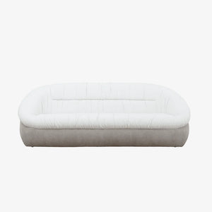 Sofa Vetiver — Vilmers, tapicerka dwukolorowa, widok z przodu