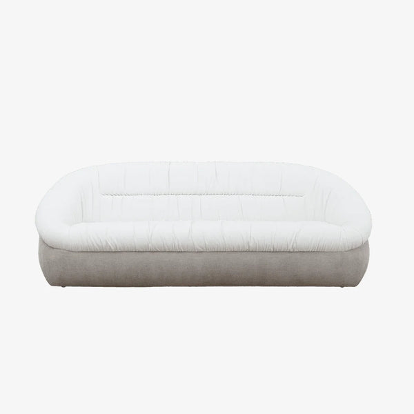 Sofa Vetiver — Vilmers, tapicerka dwukolorowa, widok z przodu