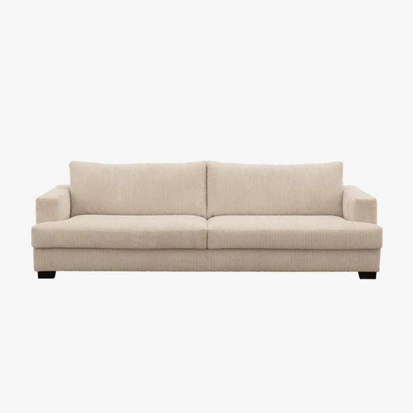 Sofa Waterfall — Vilmers, tapicerka w tkaninie, widok z przodu