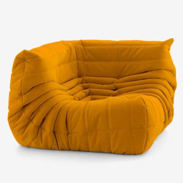 Sofa Togo narożnik Ligne Roset Alcantara Curry